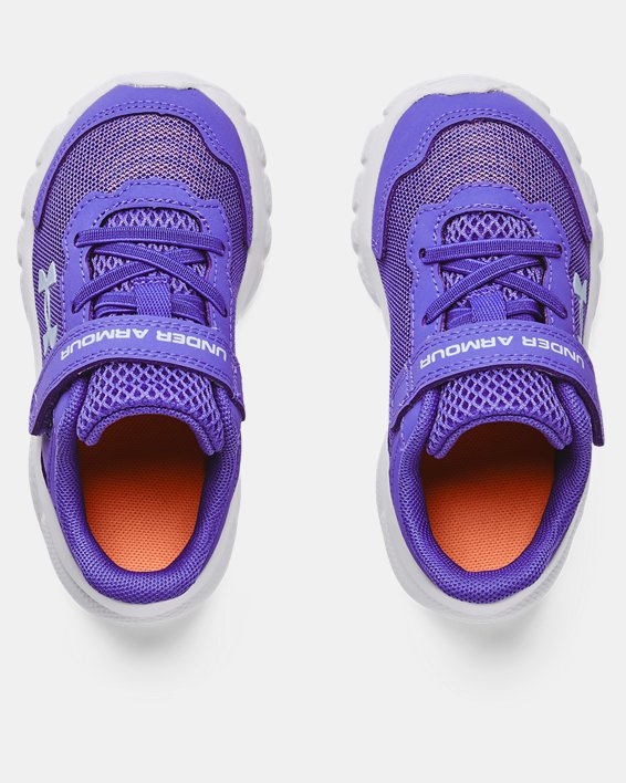 Girls' Infant UA Assert 9 AC Running Shoes, Purple, pdpMainDesktop image number 2